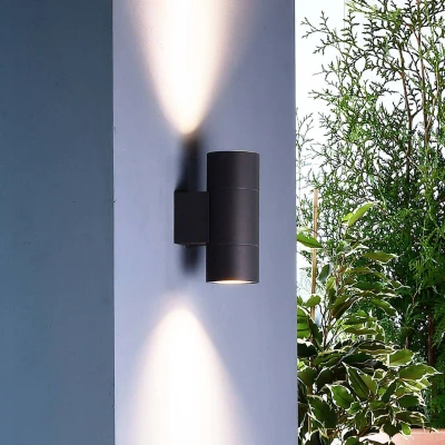 Bild av Deko Light Vägglampa Achernar 2 lampor up/down svartgrå