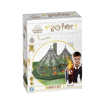 Bild av University Games 08482 Harry Potter Hagrid&#039;s Hut 3D Puzzle