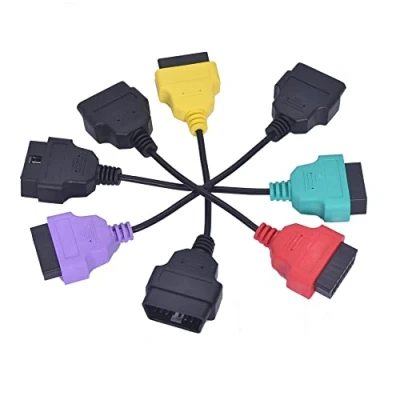 Bild av ECUScan OBD OBDII adaptrar för motor ECU, airbag, ABS, servostyrning och CAN A1 + A2 A3 A4 Color Se
