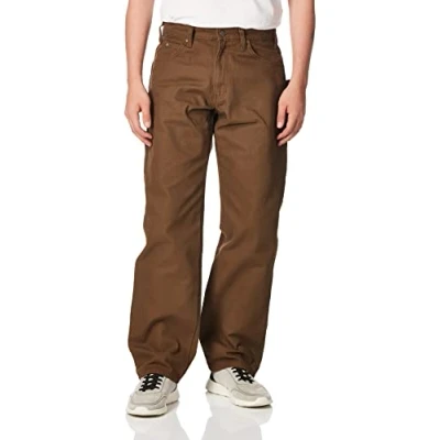 Bild av Dickies Herr avslappnad passform slipad anka snickare jeans, Trä, 34W / 32L