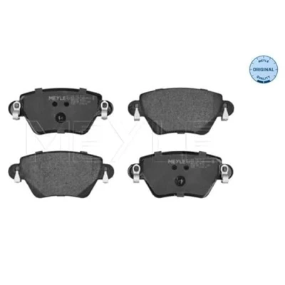 Bild av MEYLE 025 235 5717 Jeu de plaquettes frein ORIGINAL Quality Essieu arrière contact signal d&#039;usure exclu avec tôle anti bruit RENAULT: Kangoo I