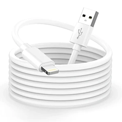 Bild av 3 meter iPhone kabel [Apple MFi certifierad], USB Lightning 3M laddningskabel original för Apple 14 13 12 11 Pro Max XS XR X 8 7 6s 5 SE iPad