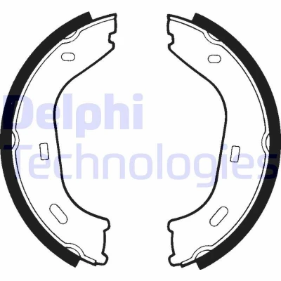 Bild av Bromsbackar, sats, parkeringsbroms DELPHI LS1372