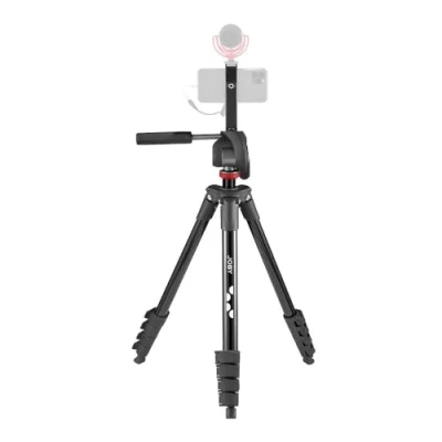 Bild av JOBY Compact Advanced Kit, kamera/smartphone stativ med 3 vägs huvud, snabbväxling fastsättning ¼ 20 tum, smartphone hållare, bärväska, DSLR, spegellös kamera, färg: svart, lastkapacitet kg
