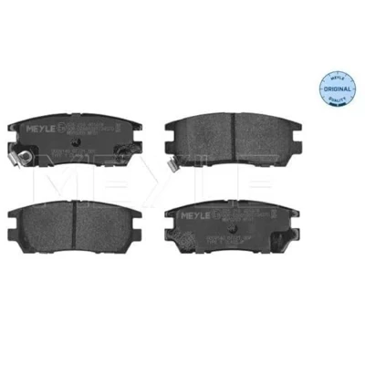 Bild av MEYLE 025 218 4014/W Jeu de plaquettes frein ORIGINAL Quality Essieu arrière avec indicateur d&#039;usure tôle anti bruit MITSUBISHI: PAJERO 2