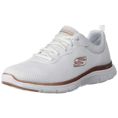 Bild av Skechers Sport FLEX Appeal 4.0 Sneakers, Storlek: 38, Weiss Textil