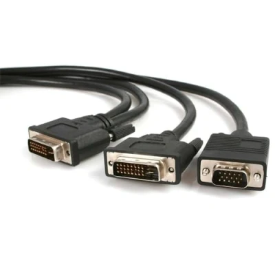 Bild av StarTech.com 1,8 m DVI I till D och HD15 VGA splitter kabel, videokabel