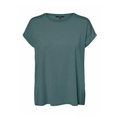 Bild av Vero Moda Vmava Plain NOOS Tshirt bas, Storlek: XS, North atlantic