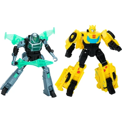 Bild av Transformers EarthSpark Cyber Combiner Figurset Bumblebee &amp; Mo Malto