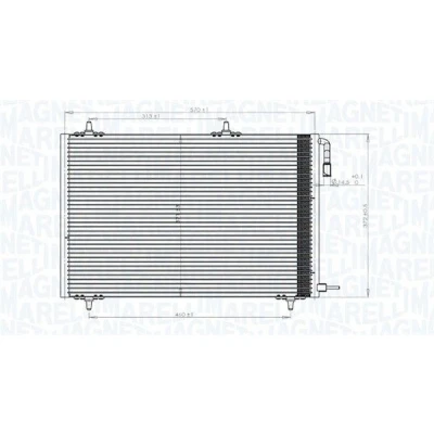 Bild av Kondensor, klimatanläggning, peugeot 206 cc, halvkombi, sedan, sw, van, 206+, 6455CH, 6455CJ