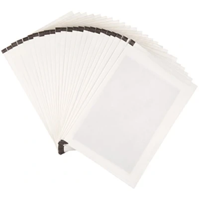 Bild av Amazon Basics smörjmedelsblad för dokumentförstörare mikroskärning, 24 pack, vit