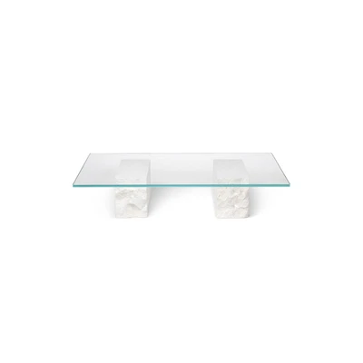 Bild av Ferm Living Mineral Coffee Table Kaffe bord Bianco Curia W120 x H24,5 D70 cm