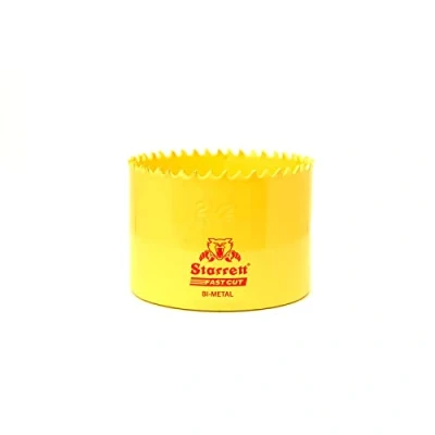 Bild av Starrett HSS hålsåg i bi metall FCH0212 snabbskuren extra kobolt för rostfritt mjukt ark trä plast olika material 64 mm
