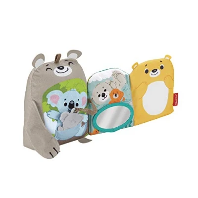 Bild av Fisher Price GJD37 Sit &amp; Snuggle Activity Book, Mjuk Aktivitetsbok med Plyschdjur, för barn från 3 månader