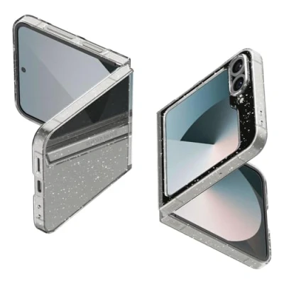 Bild av Spigen Air Skin Glitter Case kompatibel med Samsung Galaxy Z Flip 6 Skal Fodral Crystal Quartz