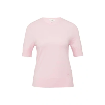 Bild av s.Oliver Tshirt bas, Storlek: 34, Zartrosa