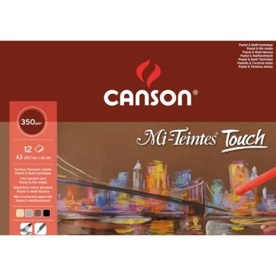 Bild av Canson 200005425 Miheintes Touch Pad A3 12 ark
