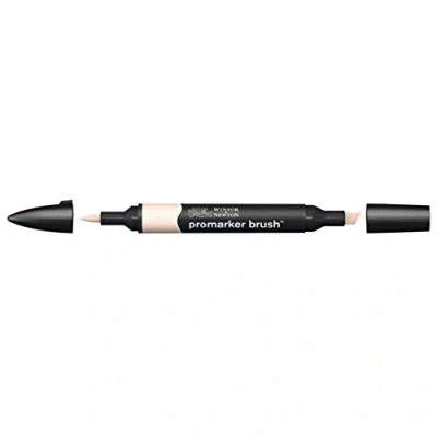 Bild av Winsor &amp; Newton 0204186 penselmärkpennor (för ritningar, kalligrafi, design och layouter, randfri ritning med kil penselspets) satin
