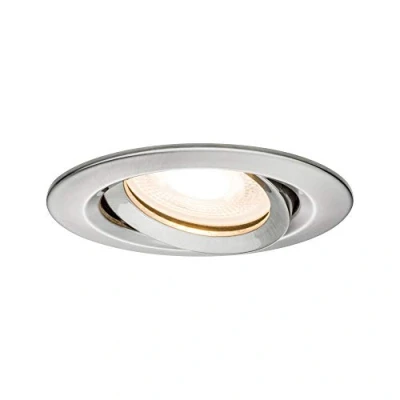 Bild av Paulmann 93662 Nova LED infälld rund svängbar max. 35W takspot järn utan glödlampa installationsram GU10 eller GU5.3
