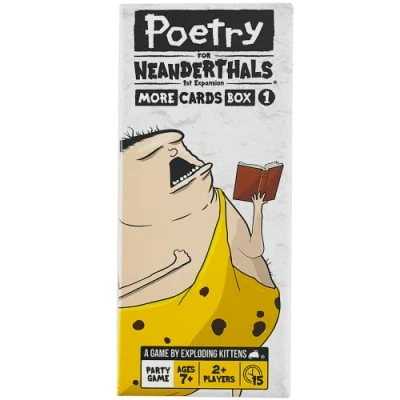 Bild av Exploding Kittens Poetry for Neanderthals Expansion Pack by Card Games Adults Teens &amp; Kids Fun Family