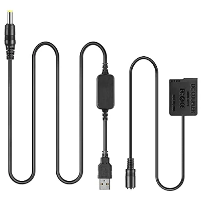 Bild av Powerbank USB kabel + DMW DCC8, Dual batteri, BLC12 BLC12E, för Lumix DMC GX8, FZ1000, FZ300, FZ200, G7, G6, G5, G80, G81, G85, GH2, GH2K, GH2S, DC G90, G91, G95, G95