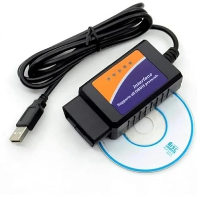 Bild av Alchiauto ELM 327 USB OBD2 V1.5 Diagnose Cabel Interface Scanner
