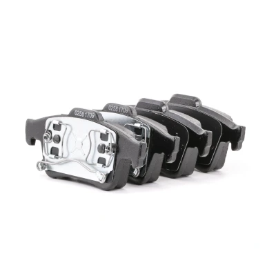 Bild av VALEO 301472 Jeu de plaquettes frein FIRST Essieu arrière contact signal d&#039;usure exclu avec tôle anti bruit RENAULT: MEGANE 2, LAGUNA 2