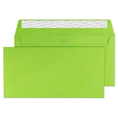 Bild av Blake Creative Colour 207 kuvert självhäftande limegrön DL+ 114 x 229 mm 120 g/m² 500 stycken