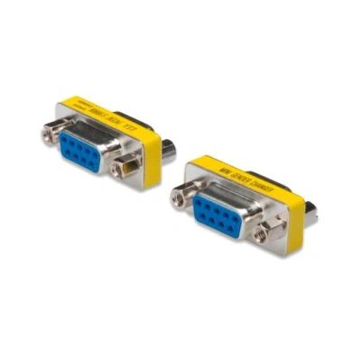 Bild av DIGITUS D Sub 9 könsomkopplare adapter stifts koppling uttag till hona RS 485 TTL metallhölje