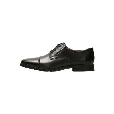 Bild av Clarks Tilden keps herr Derbys, svart läder, 48 EU
