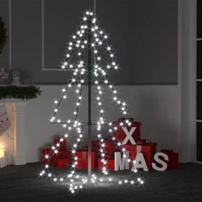 Bild av VidaXl Ljuskon Julgran 160 Led Ute/Inne 78X120 Cm