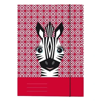 Bild av Herlitz 50040353 samlarmapp A4 Söta djur zebra, 1 styck, flerfärgad