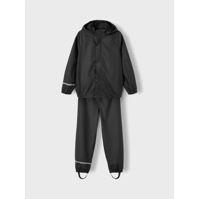Bild av NAME IT unisex vuxen Regenset Nkndry Rain Set Noos, svart, 92