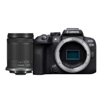 Bild av Canon EOS R10 kamera spegellös RF S 18150 mm F4.5 6.3 är STM objektiv (hybridkamera, DSLR uppgradering, 15 B/s, 4K videor, dubbla pixlar CMOS AF II fokussystem, WLAN) svart
