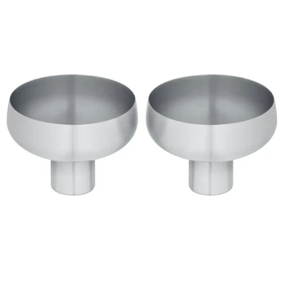 Bild av Blomus Set Of 2 Stainless Steel Champagne Coupe Champagneglas Edelstahl matt H7 x L10 W10