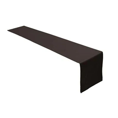 Bild av Högkvalitativ bordslöpare bordslinne av 100% bomullssamling, valbar färg och storlek (bordslöpare 40 x 180 cm, choklad)