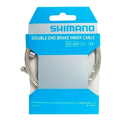 Bild av Shimano väg/MTB dubbeländad broms stål inre tråd, 1,6 x 2050 mm, (MASTER YTTERLÅDA MED 10)