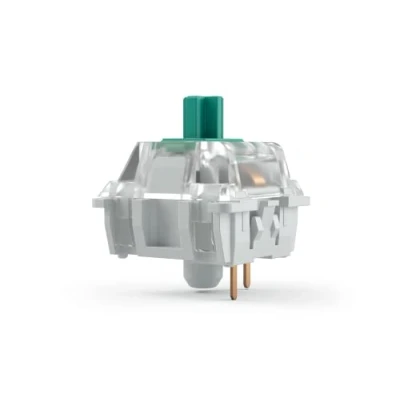 Bild av Glorious Gaming 120x Gateron brytare (gröna) SMD LED kompatibla, klickande och taktila för precist skrivande spelande, 80 g aktiveringskraft, 3 stiftsmontering Green