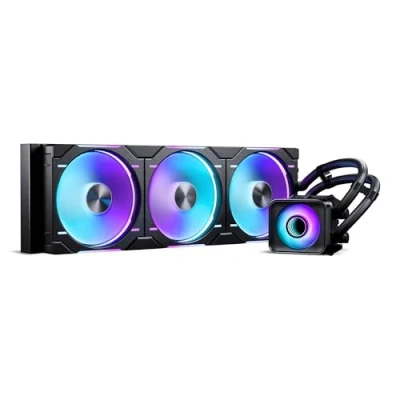 Bild av Glacier One 420D30 X2 AIO Vätska CPU kylare, D30 fläktar, D RGB belysning, integrerad VRM och M.2 SSD kylning