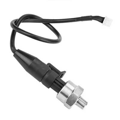 Bild av Akozon Trycksensor sändare 1/8 tum NPT trycksändare sensor rostfritt stål 30 psi, 100 150 200 300 500 psi för olja bränsle luft vatten (150 PSI)