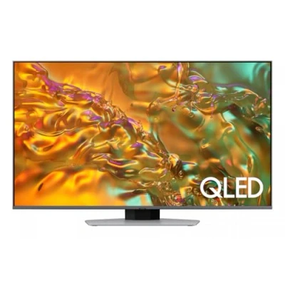 Bild av Samsung QE55Q80DAT 55 Diagonal klass Q80D Series LED bakgrundsbelyst LCD TV QLED Smart Tizen OS 4K UHD (2160p) 3840 x 2160 HDR Quantum Dot silvereklips