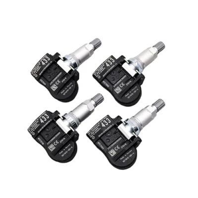 Bild av Däcktryckssensor 1074812 00 A, 107481200A 433 MHz TPMS SENSOR，Kompatibel for Tesla Model 3/Tesla S/Tesla X (Color : 4 pcs)