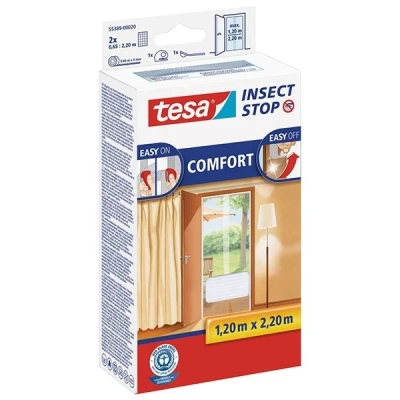 Bild av INSEKTSNÄT FÖR DÖRR 55389 TESA VIT 0,65X2,2M 2ST Beijerbygg Byggmaterial