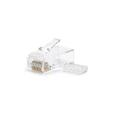Bild av NANOCABLE 10.21.0201 100 RJ45 ANNECTOR 8 STÖRJAR CAT.6 (100 UDS/BOLSIT), Transparent
