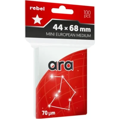 Bild av Asmodee, kortfickor (44 x 68 mm) Mini European Medium Ara, 100 stycken