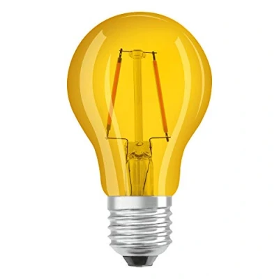 Bild av Osram LED lampa bas: E27 röd 3000 K 2,50 W ersättning för 15 klar STAR DECO Classic A