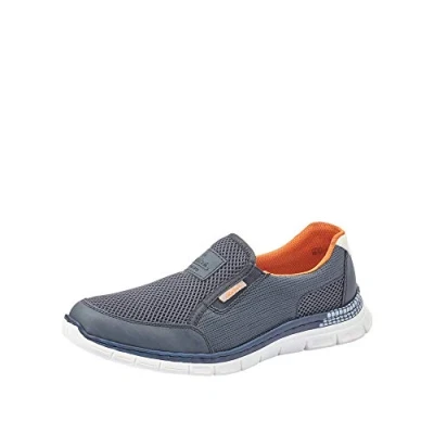 Bild av Rieker herr tofflor B4870, Blå denim Atlantis vit, 46 EU