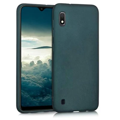 Bild av kwmobile Fodral kompatibelt med Samsung Galaxy A10 mjukt TPU telefonfodral metallolja