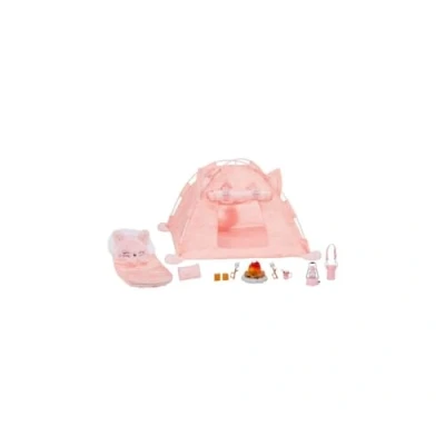 Bild av Na! Surprise Kitty Cat Camping Set de juego para muñecas con tienda campaña y más 10 accesorios Incluye saco dormir, fogata, linterna Coleccionable Edad 5+