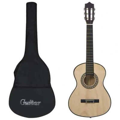 Bild av VidaXl Gitarr För Nybörjare Och Barn Med Fodral Klassisk 1/2 34&quot;